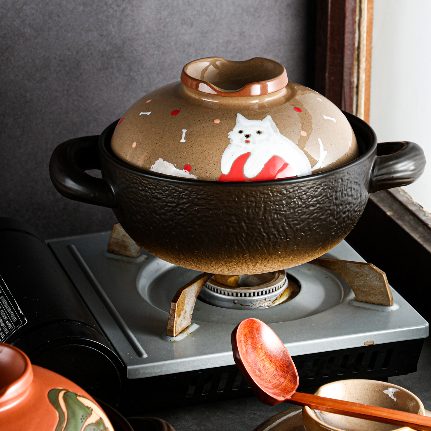 大容量煲汤砂锅燃气灶专用炖汤陶瓷汤锅耐高温干烧不裂砂锅煲家用