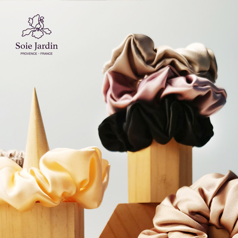 Soiejardin7#甜甜圈填充款真丝素色印花大号发圈L柔软礼品,服饰配件/皮带/帽子/围巾,其他配件,淘宝优惠券,粉丝福利购,淘宝优惠卷