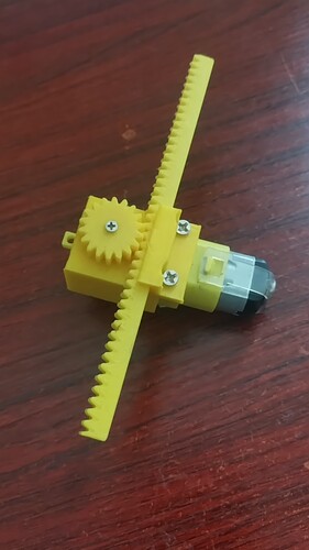 tt直流电机横着的直线运动3d打印配件支持订做