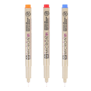 日本进口樱花牌彩色针管笔防水勾线笔棕色彩色笔套装手账笔做笔记专用美术绘画设计绘图笔动漫手绘水彩漫画笔