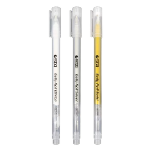 STA斯塔高光白笔美术生漫画高光笔画画手绘学生专用白色笔芯黑底写白字白色勾线笔动漫设计白线笔高光绘画笔