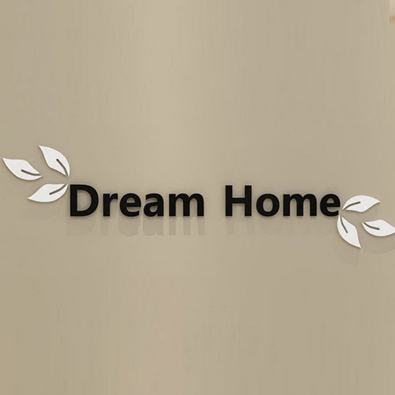 dán bảng chữ cái tường gỗ Creative 3D ba chiều sống phòng nền TV trang trí tường dán tường di động trang trí phòng cưới