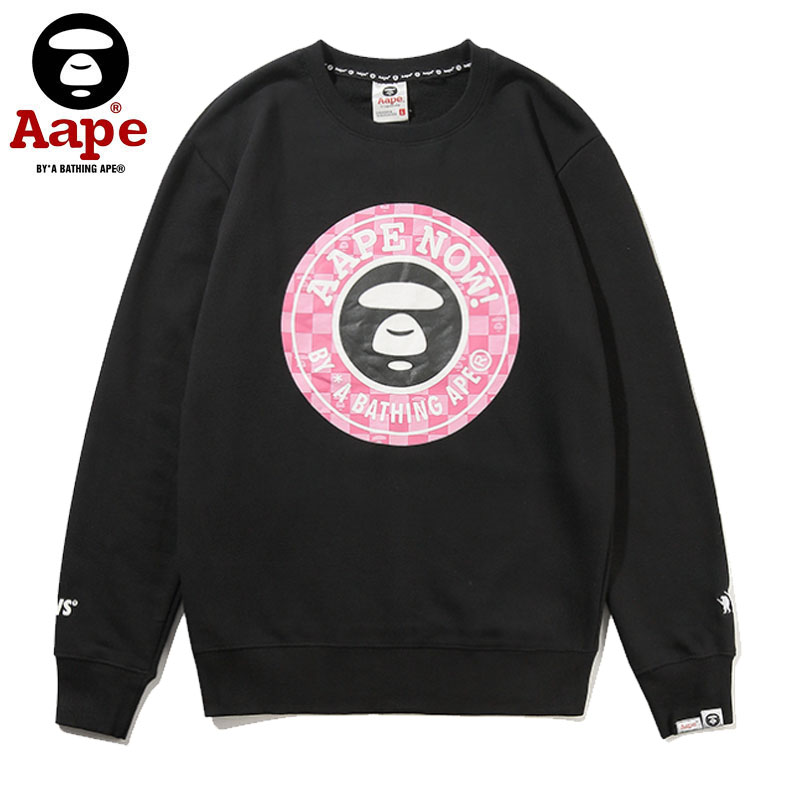 aape潮牌秋季新款长袖男女猿人头徽章套头衫运动休闲上衣T恤卫衣在类目 运动服/休闲服装, 运动卫衣/套头衫中 - 来自Buy2taobao.com提供专业的淘宝代购服务