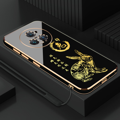 荣耀magic5pro奢侈电镀硅胶壳