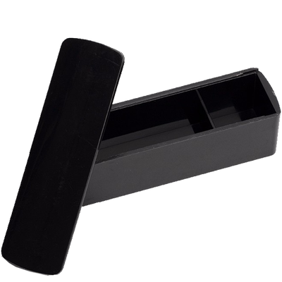 透明法人印章收纳盒名字姓名方形