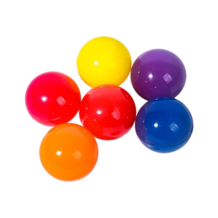 抽奖球可开口球直径4cm红蓝黄橙色可打开球抓抽签摇奖球开盖空心摸奖球彩色幸运奖道具乒乓球抽奖箱专用球