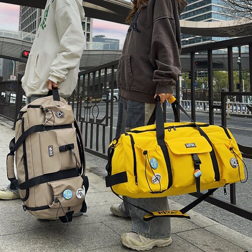 路可斯威运动健身包男女大容量手提包多功能短途旅行包潮牌斜挎包