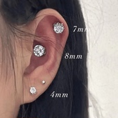 精致磁吸耳夹女无耳洞2026年新款 高级感耳钉小众感设计耳骨夹耳饰
