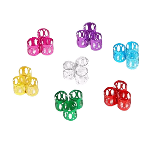 脏辫环扣女童编发发夹头饰儿童爵士舞街舞配饰甜酷固定小辫子发扣