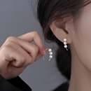 时尚 珍珠耳环耳钩女轻奢高级感独特耳钉2025新款 气质百搭耳挂耳饰