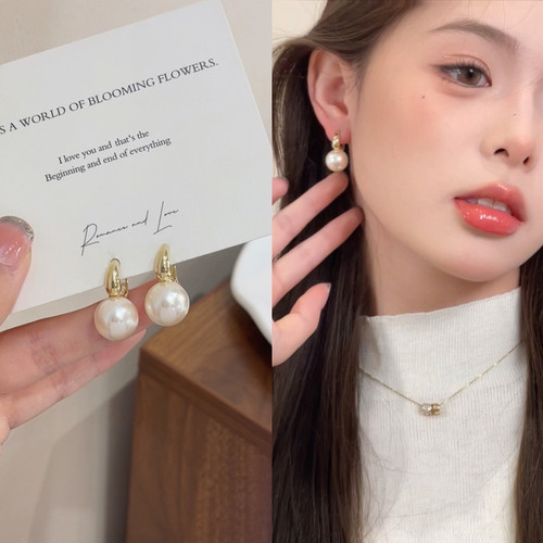 珠珠耳环耳扣女2025新款爆款耳饰