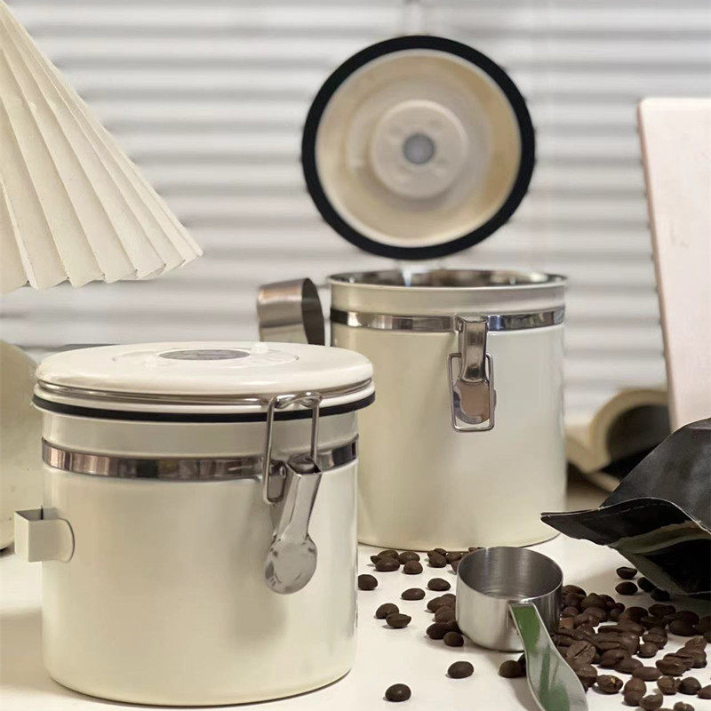 不锈钢咖啡豆密封罐真空单向排气保存罐储存收纳储豆罐养豆储存罐,厨房/烹饪用具,密封罐,淘宝优惠券,粉丝福利购,淘宝优惠卷