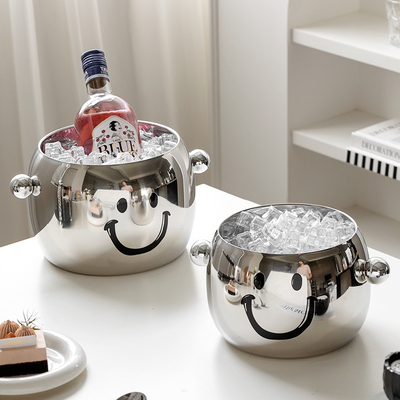 304双层不锈钢冰桶酒吧ktv香槟桶