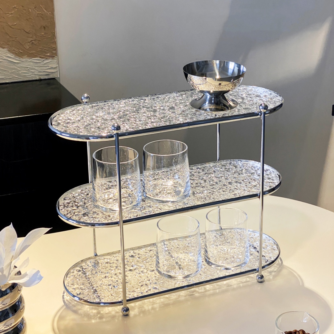 轻奢简约桌面置物架水杯子展示架