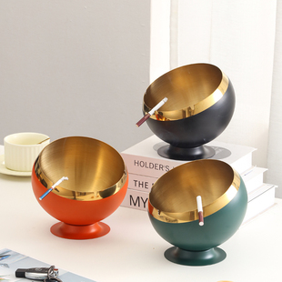 可定制不锈钢烟灰缸创意酒吧KTV茶几桌面网吧清吧餐厅办公室烟盅