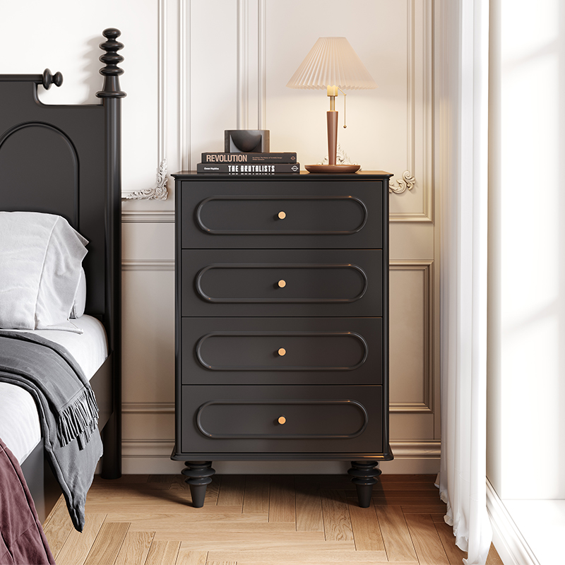 净味烤漆美式复古斗柜