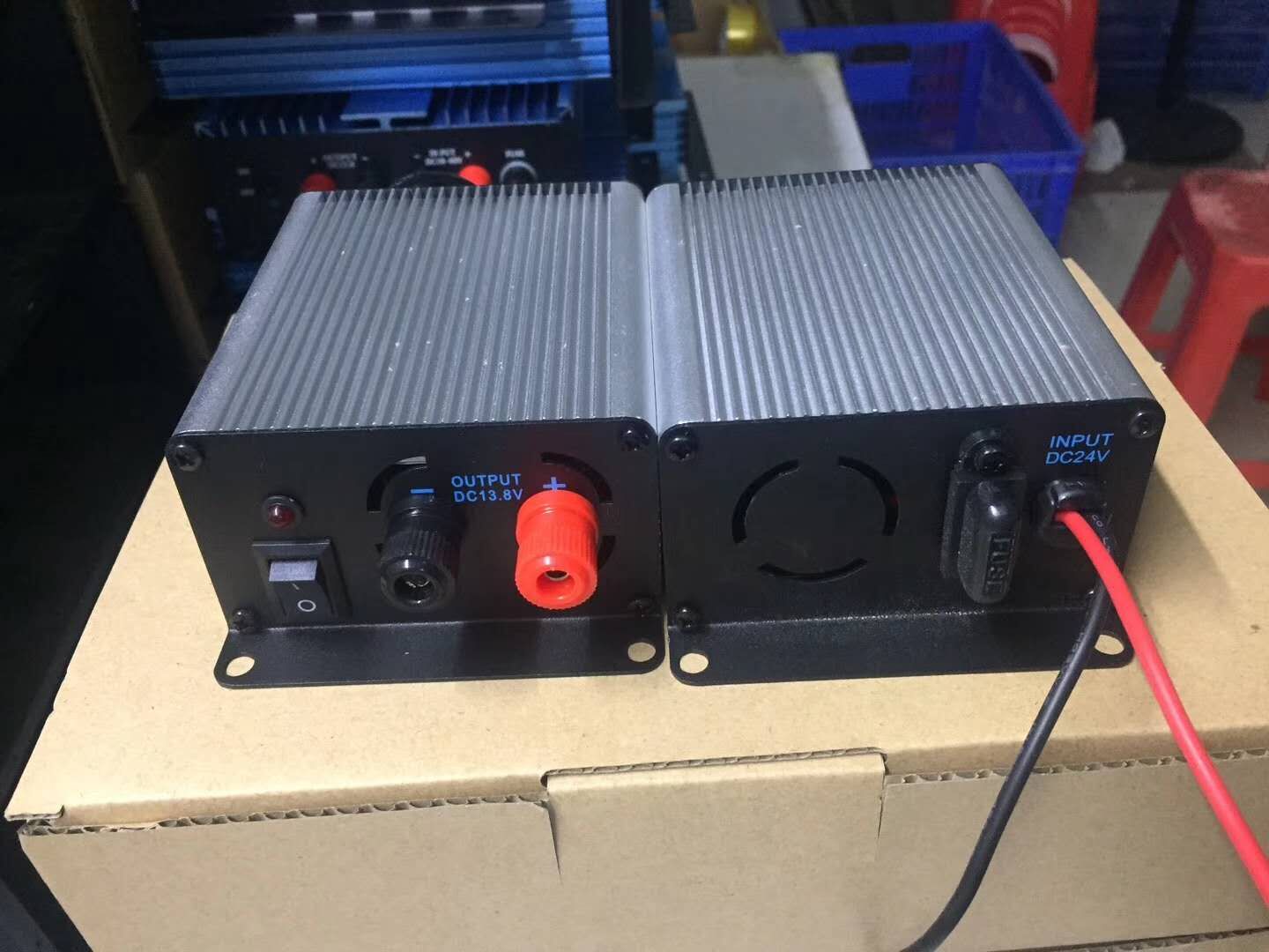 迷你降压器转换器13.8V稳压电源大功率功放车载电台对讲机45A