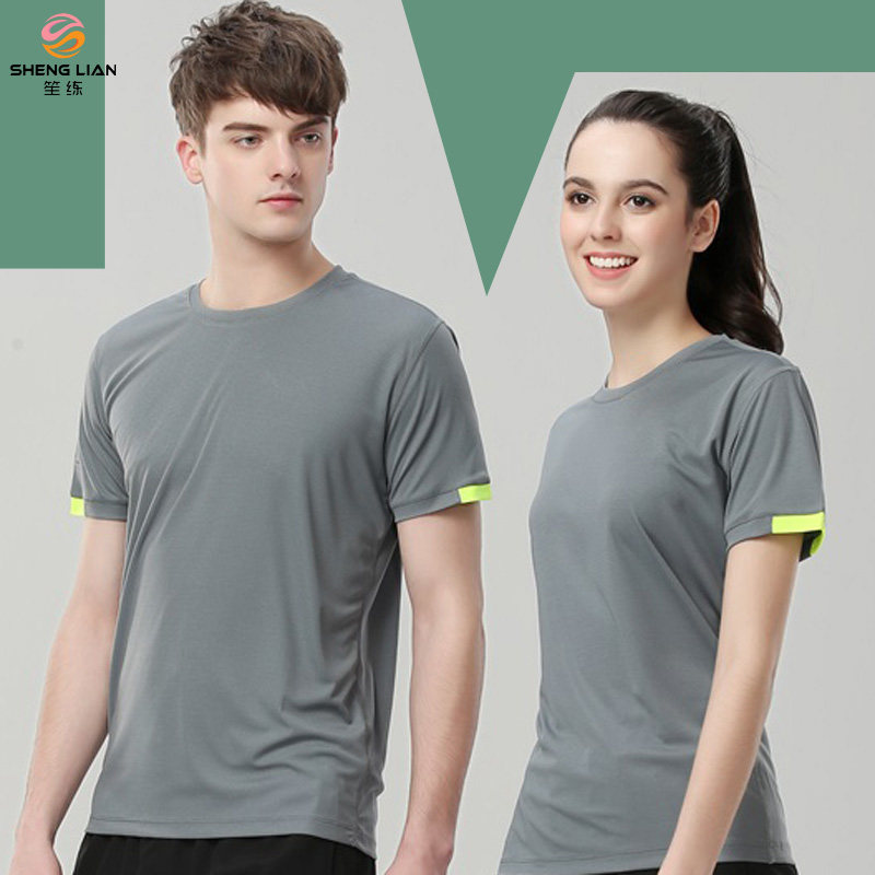短袖薄款速干t恤男女工作服订制
