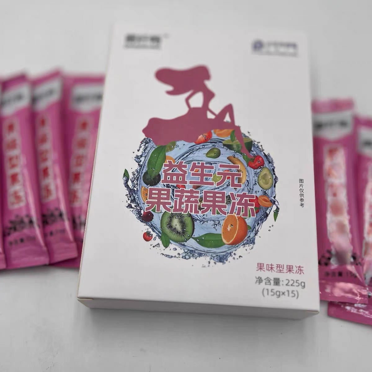 卿纤畅糖果益生菌果蔬酵素果冻条正品芭莎蔓轻畅饮卿纤畅果冻