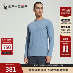 SPYDER蜘蛛春秋男MOUNTAIN 圆领T恤24MS443M LIFE休闲宽松纯色长袖