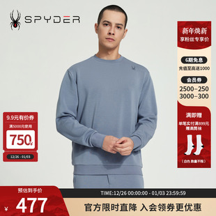 SPYDER蜘蛛春秋男子URBAN LIFE休闲运动宽松舒适圆领卫衣24MS315M