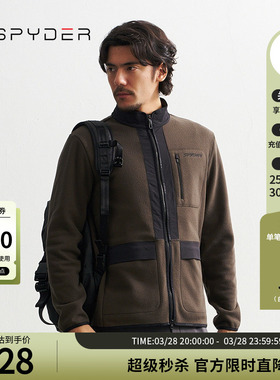 SPYDER蜘蛛秋冬男子MOUNTAIN LIFE舒适保暖休闲夹克外套24CF143M