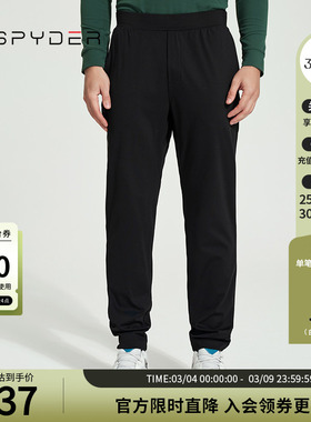 SPYDER新品男子URBAN LIFE运动裤子日常休闲直筒裤长裤24MS517M