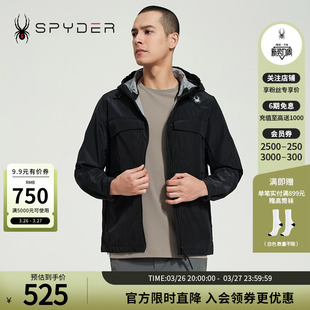 连帽外套24MS101M LIFE休闲夹克日常时尚 SPYDER新品 男子URBAN