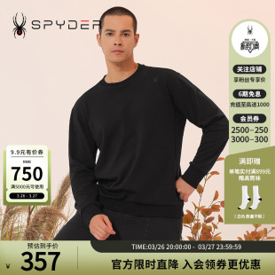 SPYDER新品 LIFE秋冬圆领上衣23MR315M 男子户外休闲加绒卫衣SKI
