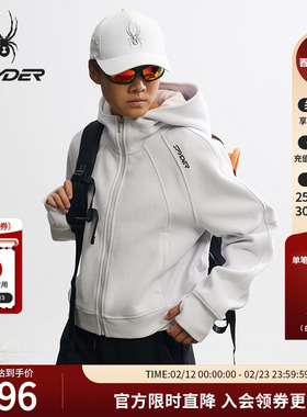 SPYDER蜘蛛秋冬女子URBAN LIFE运动上衣休闲夹克抓绒外套25MF110W