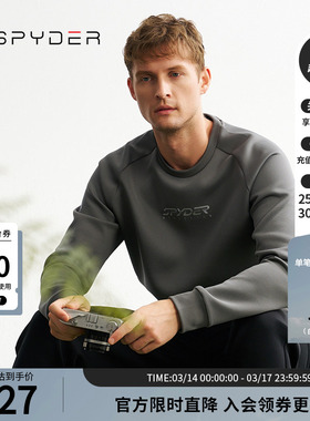 SPYDER秋冬新品卫衣男子MOUNTAIN LIFE 户外休闲运动长袖24MF305M