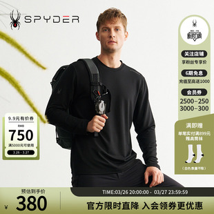 SPYDER蜘蛛秋冬男子MOUNTAIN T恤24MF409M LIFE户外休闲运动长袖