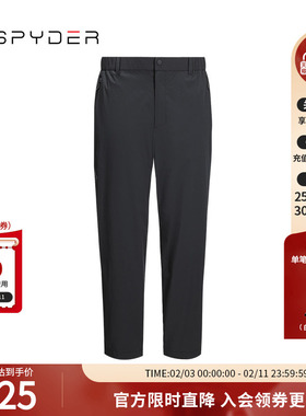 SPYDER夏季新品男子URBAN LIFE透气轻薄户外休闲运动裤子24MS505M