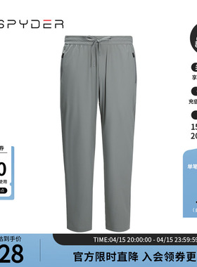 SPYDER蜘蛛春夏男TRAINING舒适透气轻薄户外休闲运动长裤24CS521M