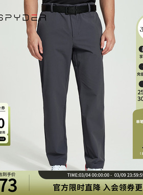 SPYDER蜘蛛春夏男子URBAN LIFE运动宽松舒适休闲直筒长裤24MS511M