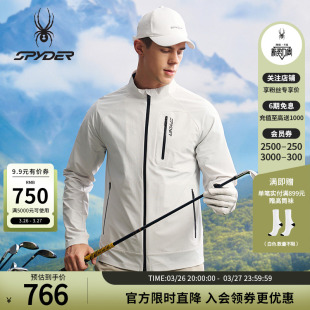 SPYDER蜘蛛春夏男子NATURE GOLF弹力登山尼商务运动夹克25CS127M