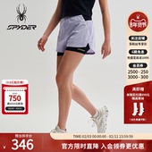 SPYDER蜘蛛春夏女TRAINING凉感纱四面弹舒适运动休闲短裤 25CS546W