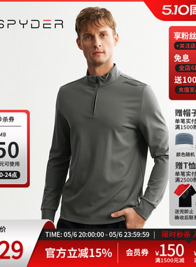 SPYDER蜘蛛秋冬男MOUNTAIN LIFE运动休闲亲肤百搭长袖T恤24MF417M