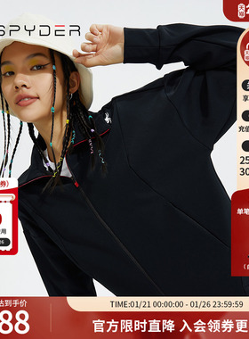 SPYDER蜘蛛秋冬女子TRAINING保暖舒适X-TRICOT运动夹克22CF106W
