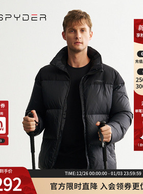 SPYDER蜘蛛秋冬男子MOUNTAIN LIFE特氟龙防风耐磨羽绒服24MF225M