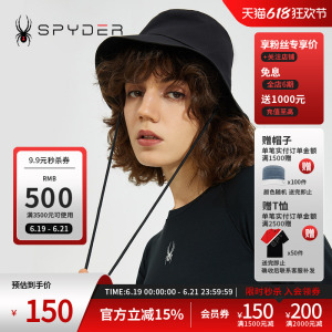SPYDER蜘蛛春夏男女款356 STYLE日系盆帽遮阳防晒渔夫帽22CS913U
