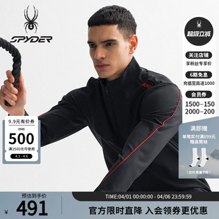 T恤25CS469M SPYDER蜘蛛秋冬男子TRAINING户外休闲运动半高领长袖
