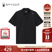 短袖 SPYDER新品 男子TRAINING春夏休闲商务翻领POLO衫 T恤24MS483M