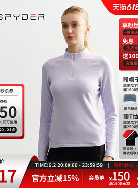 SPYDER蜘蛛秋冬女子MOUNTAIN LIFE舒适保暖休闲长袖T恤24CF422W
