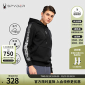 SPYDER蜘蛛秋冬男女同款 356STYLE流线型线条针织连帽卫衣21CF301U