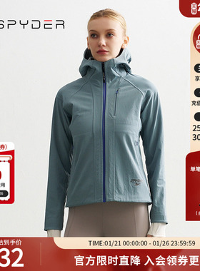 【REEBOK联名】SPYDER秋冬新品女MOUNTAINLIFE防水外套24XF122W
