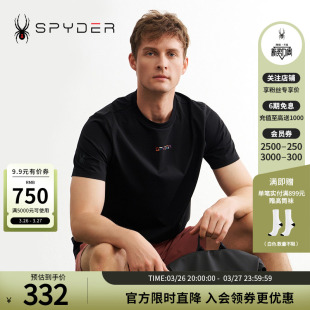 SPYDER蜘蛛春夏男子URBAN T恤24MS473M LIFE透气运动休闲圆领短袖