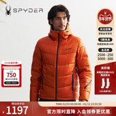 SPYDER蜘蛛秋冬男MOUNTAIN LIFE舒适保暖休闲连帽羽绒服24CF245M