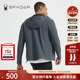 SPYDER蜘蛛春夏男子TRAINING保暖弹力素色运动连帽夹克23ES101M