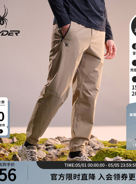 SPYDER蜘蛛春夏男弹力登山尼防泼水梭织户外休闲长裤02PO26109WM